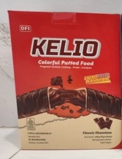 DFI KELIO PUFFED WAFER STICK RASA COKLAT