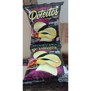 KIKOYA POTEITOS CRISPY SNACK BBQ 100